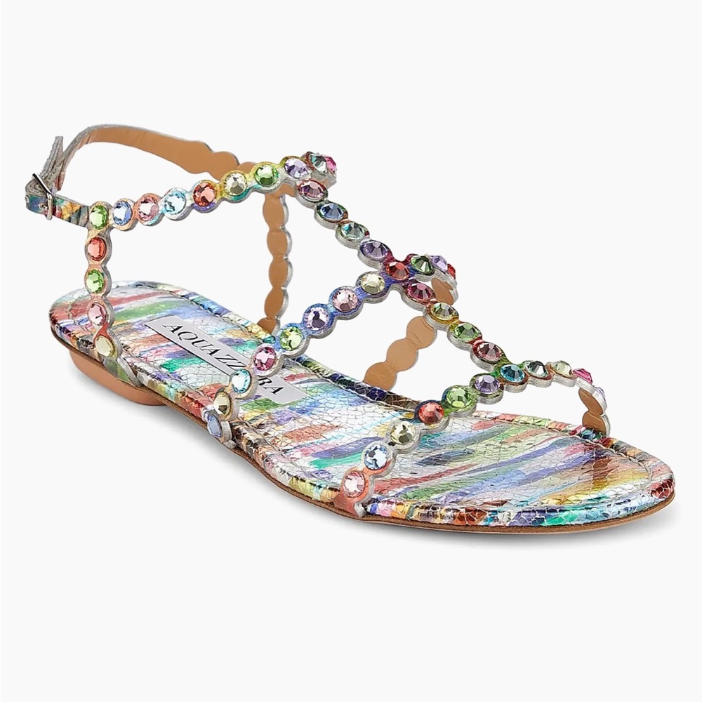 Aquazzura Vibrant Jewel Sandals